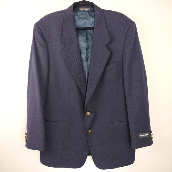 NWT Pierre Cardin Today's Man 160's 100% Worsted Wool 2 Button Blazer Sz. 41R - Picture 2 of 13